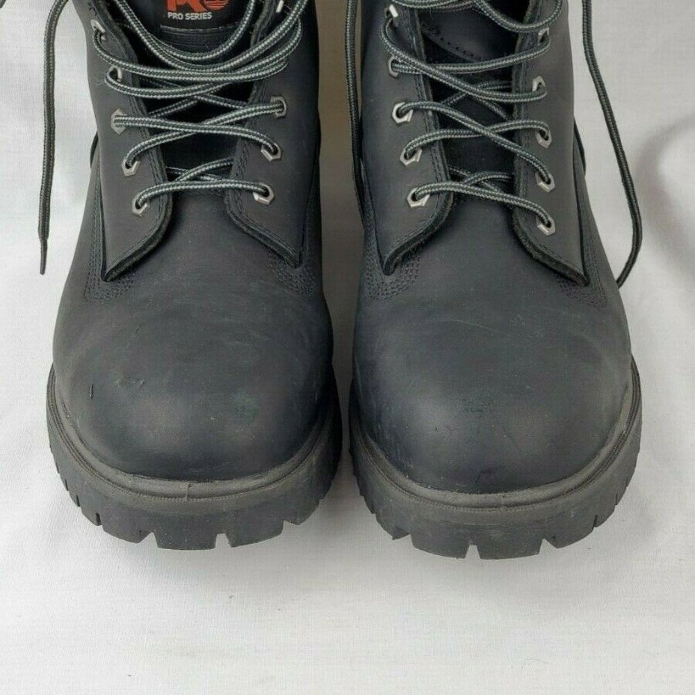 Timberland Pro Series Direct Attach Black Leather - Picture 2 of 8